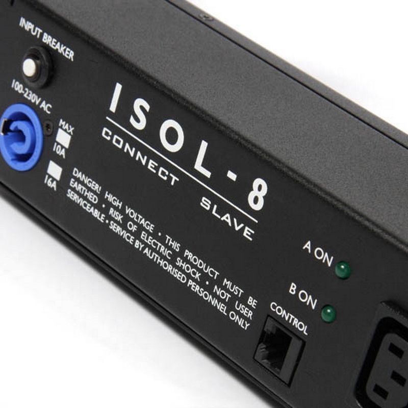 ISOL-8 Connect Slave IEC 2x4 Black